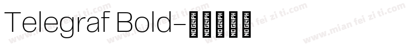Telegraf Bold字体转换
